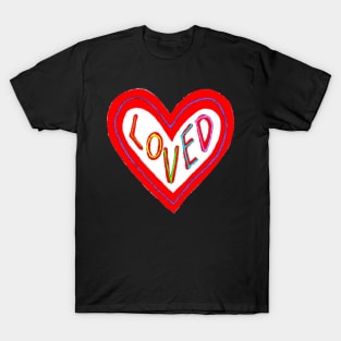 You Are Loved-Rainbow T-Shirt